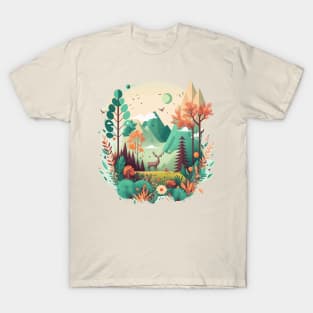 Wild nature forest T-Shirt